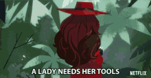 A Lady Needs Her Tools Gina Rodriguez GIF - A Lady Needs Her Tools Gina Rodriguez Carmen Sandiego GIFs