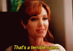 Angelina Jolie Thats A Terrible Name GIF - Angelina Jolie Thats A Terrible Name GIFs