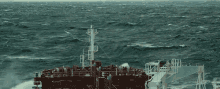 oil rig crashing waves ocean disaster lionsgate