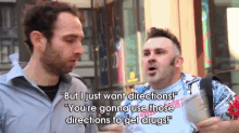 Aaron Weaver Explains Why He Doesn'T Talk To Tourists! GIF - Aaron Weaver Jamie Campbell I Just Want Directions GIFs