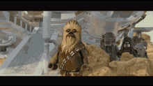 Lego Star Wars Chewbacca GIF - Lego Star Wars Chewbacca Knights Of Ren GIFs