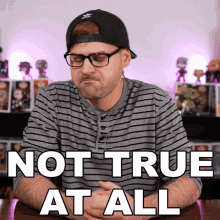Not True At All Jared Dines GIF - Not True At All Jared Dines Thats Not The Truth GIFs