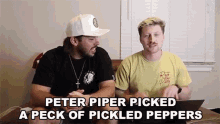 Peter Piper Picked A Peck Of Pickled Peppers Tongue Twister GIF - Peter Piper Picked A Peck Of Pickled Peppers Peter Piper Tongue Twister GIFs