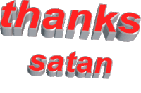 Thanks Satan Father Of Lies Sticker - Thanks Satan Father Of Lies Stickers