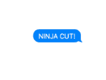 Cut Off Ninja GIF - Cut Off Ninja Message GIFs