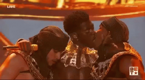 Lil Nas X Lil Nas X Kissing GIF - Lil Nas X Lil Nas X Kissing Gay -  Discover & Share GIFs