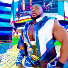 the new day big e entrance wwe smack down live