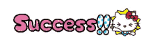 Hello Kitty Success GIF - Hello Kitty Success Text GIFs