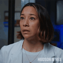 stunned sarah truong hudson and rex shocked surprised
