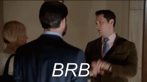 Brb GIF - Htgawm How To Get Away With Murder Abc GIFs