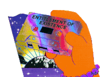 Entitlement Of Existence Cassette Tape Sticker - Entitlement Of Existence Cassette Tape Psychedelic Stickers