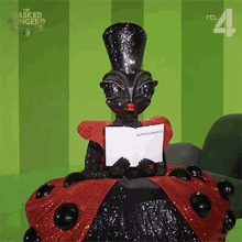 Reading A Book The Masked Singer GIF - Reading A Book The Masked Singer Bookworm GIFs