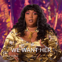 We Want Her Lizzo GIF - We Want Her Lizzo Lizzos Watch Out For The Big Grrrls GIFs