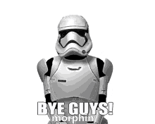 star wars storm trooper sticker bye byebye