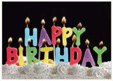 Birthday Happy Birthday GIF - Birthday Happy Birthday Candles GIFs