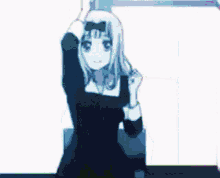 chika anime anime girl girl dance
