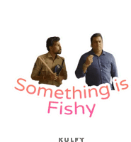 Something Is Fishy Sticker Sticker - Something Is Fishy Sticker Thedaga Undhi Stickers