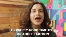 Its Pretty Good Time To Be An Adult Cartoon Helen Floersh GIF - Its Pretty Good Time To Be An Adult Cartoon Helen Floersh Its Time GIFs