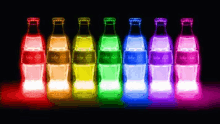 Rainbow Rainbow Coke GIF - Rainbow Rainbow Coke Neon GIFs