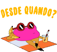 Sunbathing Lips Ask Since When In Portuguese Sticker - Tell Me Everything Desde Quando Google Stickers