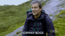 Norway Bogs Bear Grylls GIF - Norway Bogs Bear Grylls Running Wild With Bear Grylls GIFs