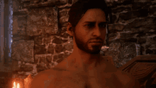 video game alistair dragon age thinking serious