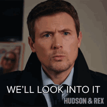 Well Look Into It Charlie Hudson GIF - Well Look Into It Charlie Hudson Hudson And Rex GIFs