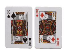 card queen king heart spade