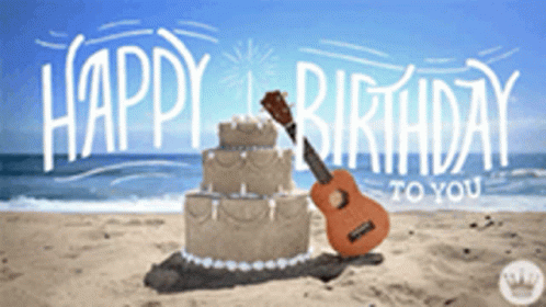 Happy Birthday Beach Gifs Tenor