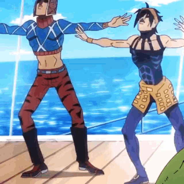 The perfect Golden Wind Dance Jojo Animated GIF for your conversation. 