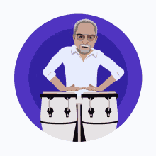 Emilio Estefan Conga GIF - Emilio Estefan Conga Conga Drums GIFs