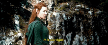 tauriel it is our fight lord of the rings elf lotr