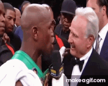 You Dont Know Shit About Boxing Larry Merchant GIF - You Dont Know Shit About Boxing Larry Merchant Floyd Mayweather GIFs
