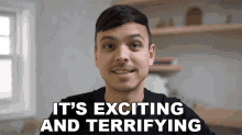 Its Exciting And Terrifying Mitchell Moffit GIF - Its Exciting And Terrifying Mitchell Moffit Asapscience GIFs
