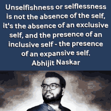 selflessness unselfish