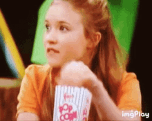 Hannah Montana Forever Eating GIF - Hannah Montana Forever Eating Popcorn GIFs