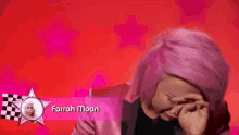 farrah moan crying sad thinking disappointed