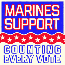 Marines Support Marines Support Counting Every Vote GIF - Marines Support Marines Support Counting Every Vote Marine GIFs