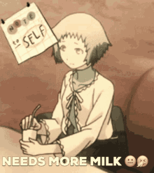 Fuuka Drinking Fuuka Milk GIF - Fuuka Drinking Fuuka Fuuka Milk GIFs