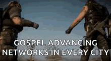 Gospel Advancing Networks Fist Bump GIF - Gospel Advancing Networks Fist Bump GIFs