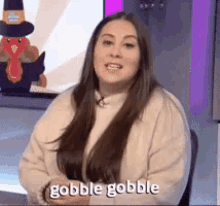 The Morning Breath Gobble GIF - The Morning Breath Gobble Thanksgiving GIFs