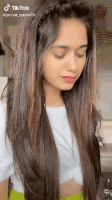 indian indian girl long hair tiktok