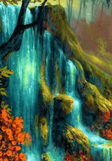 Beautiful Waterfall GIF - Beautiful Waterfall Nature GIFs
