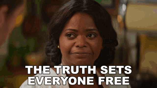The Truth Sets Everyone Free Octavia Spencer GIF - The Truth Sets Everyone Free Octavia Spencer God GIFs