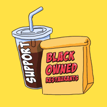 Support Black Owned Restaurants Black GIF - Support Black Owned Restaurants Black Owned Restaurants Black Owned GIFs