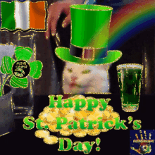 St Pattys Day St Patricks Day GIF - St Pattys Day St Patricks Day Smudge Cat GIFs