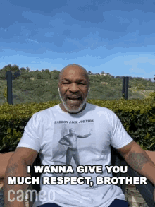 I Wanna Give You Much Respect Brother Mike Tyson GIF - I Wanna Give You Much Respect Brother Mike Tyson Respect GIFs