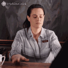Can We Stop Talking About This Emily Hampshire GIF - Can We Stop Talking About This Emily Hampshire Stevie GIFs