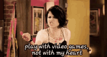 Selena Gomes Play With Video Games GIF - Selena Gomes Play With Video Games Not With My Heart GIFs