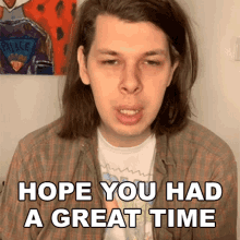 Hope You Had A Great Time Cameo GIF - Hope You Had A Great Time Cameo Hope You Enjoy It GIFs